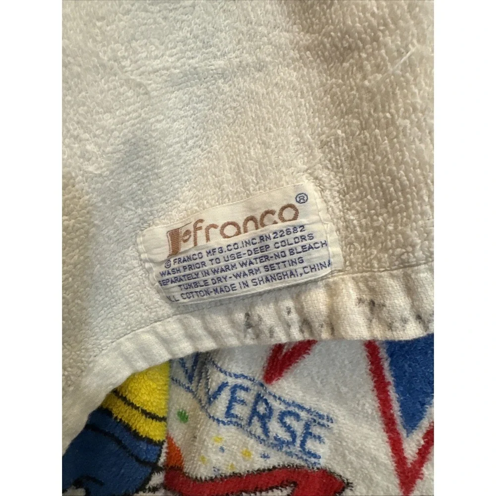 Vtg Voltron Beach Towel 1984 Defender Of The Universe Franco 80s